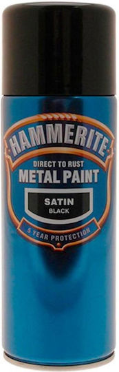 Spray Paint Satin Black Hammerite