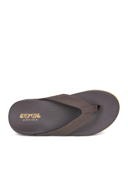 Herren Flip Flops Braun