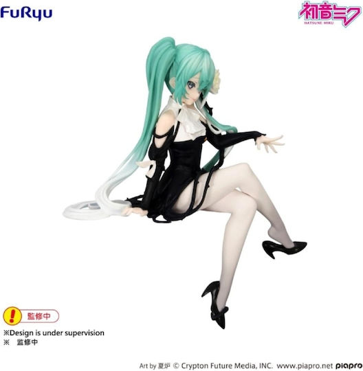 Hatsune Miku Opritor De Tăiței Zână A Florii Trandafir Alb Miku Statuie 14cm