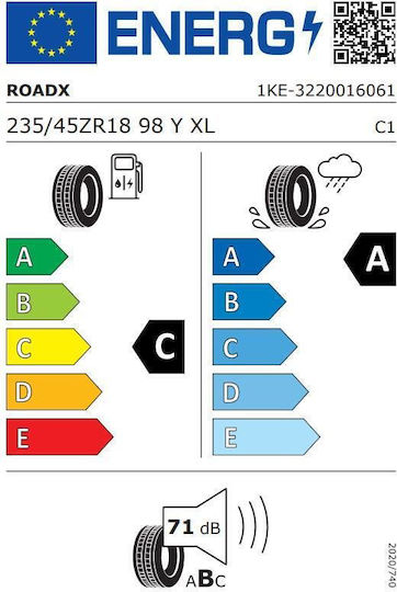 RoadX 235/45R18 98YY Sommerreifen Autoreifen