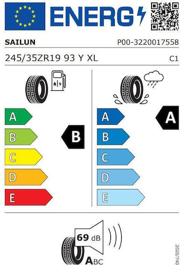Sailun 245/35R19 93YY Лятна Автомобилна Гума