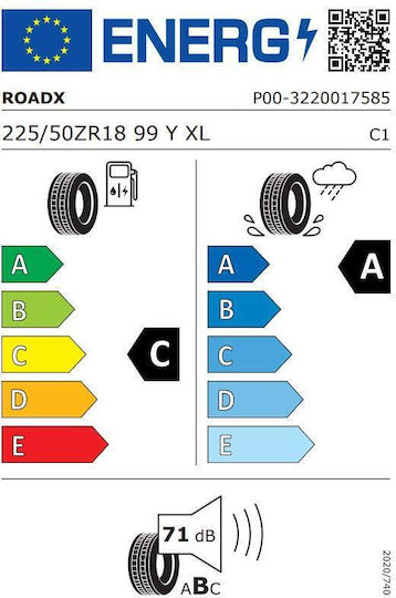 RoadX Rxmotion Du71 225/50R18 99YY Anvelopă Auto De Vară