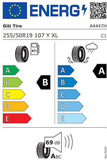 Giti 255/50R19 107YY Anvelopă Vara Pentru 4x4 / SUV Auto