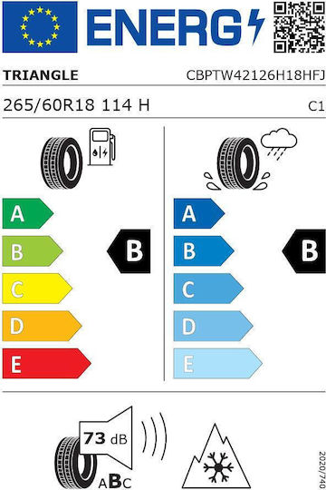 Triangle 265/60R18 114HH Χειμερινό Λάστιχο Αυτοκινήτου