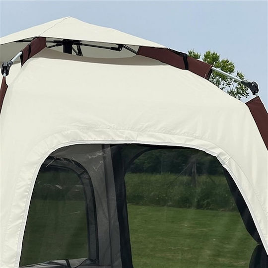 Καλοκαιρινή Σκηνή Camping Igloo Λευκή για 5 Άτομα 280x240x155εκ.