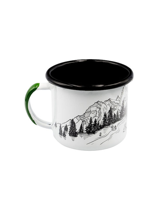 Alpinus White Ceramic Mug