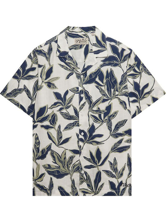 Ovin Short Sleeve Shirt Banana Leaf Ecru