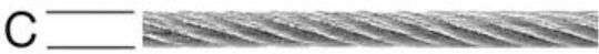 Stainless Steel Wire Rope 1mm 7x7