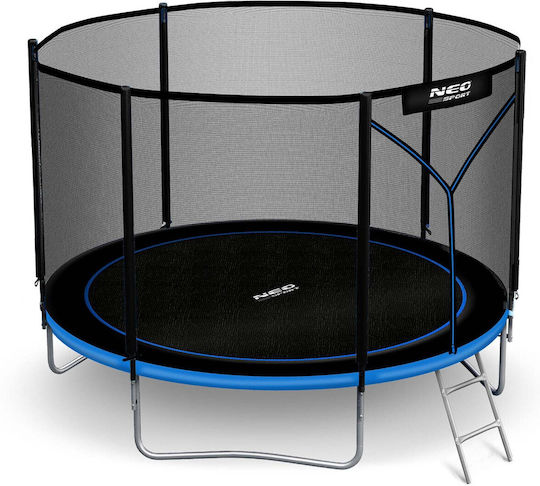 NEO Sport Kinder Trampolin Mit Durchmesser 130cm Und Netz Und Leiter