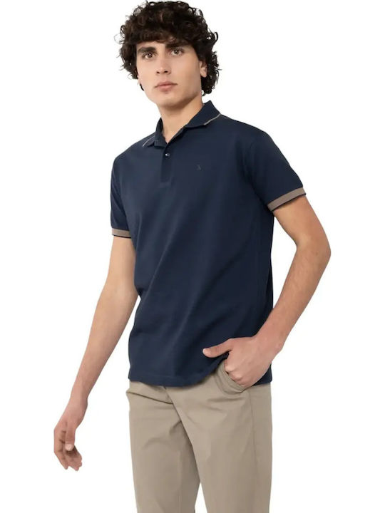 Polo Short Sleeve Blouse Blue