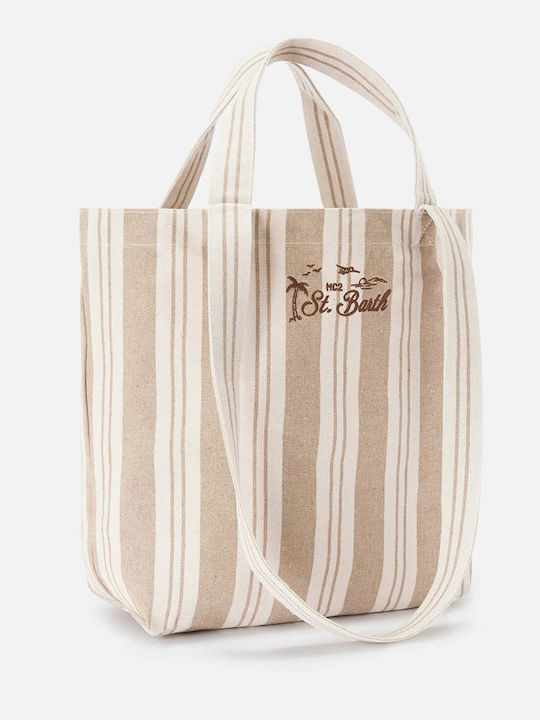 MC2 Stoff Strandtasche Braun