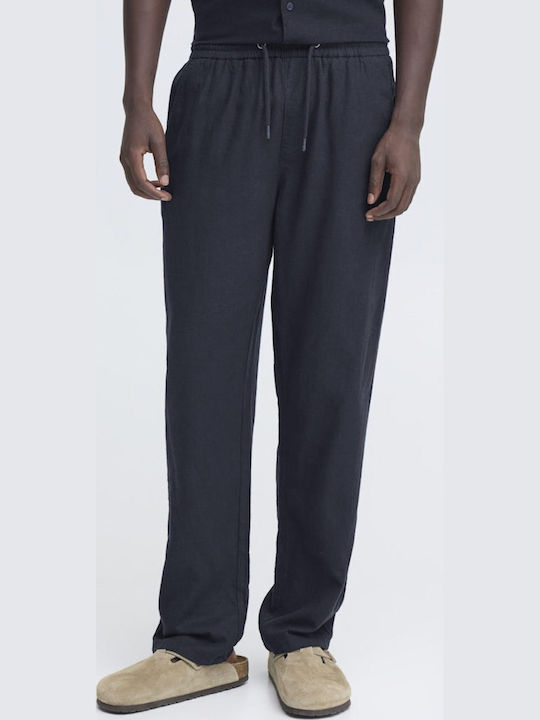 Chino Trousers In Loose Fit Blue