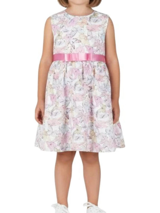 Mädchenkleid Ärmellos Mehrfarbig