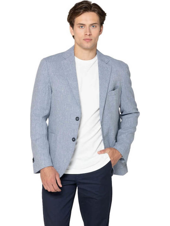Summer Men’s Suit Jacket Blue