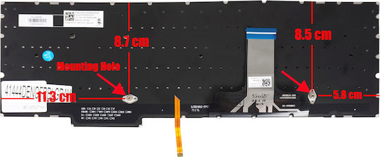 Немска Клавиатура За Лаптоп Lenovo Legion Y740s-15imh 81yx Y9000x 2019 2020h 2020r 5cb0z31281 5cb0z31294 5cb0z31274 5cb0z31283 5cb0z31286 Без Рамка С Подсветка Сива Код 41444denofrblgray