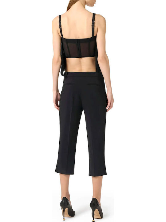 Damen Bluse Korsett Schwarz