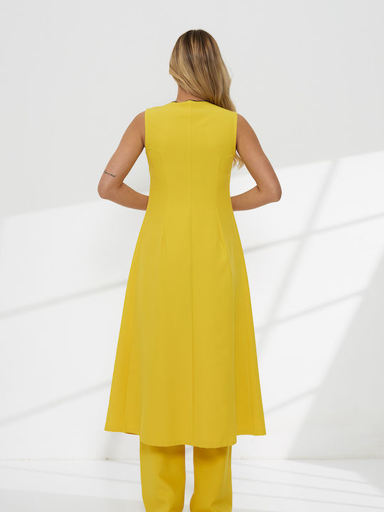 Women's Yellow Set with Trousers