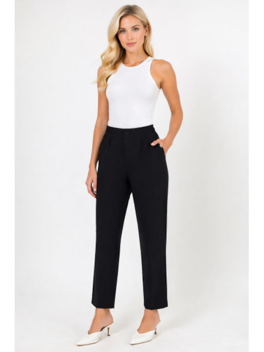 Women's Pantaloons in Regular Fit Black SC-G-102-26TR-Black