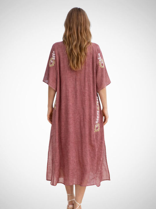 Sommer Midi Damenkleid Saurer Apfel