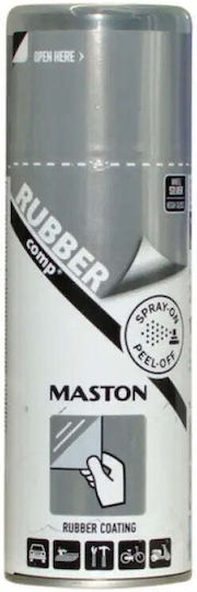 Gummi-Spray-Beschichtung 400 Ml Silber Glanz Maston