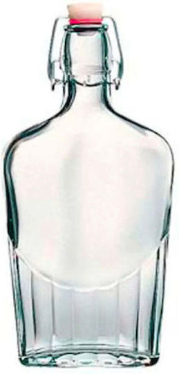 Bormioli Rocco Glas Wasserflasche mit Clip Transparent 500ml Bormioli Rocco Glas Wasserflasche mit Clip Transparent 500ml