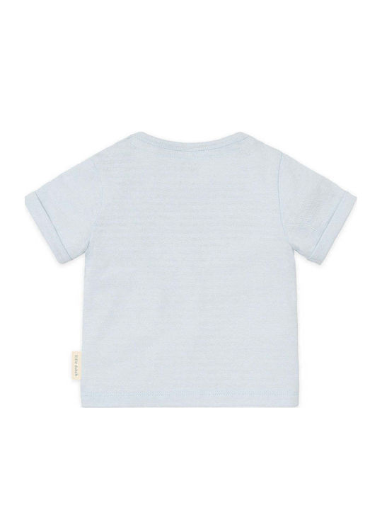 Kids Short-Sleeved Blouse Baby Blue