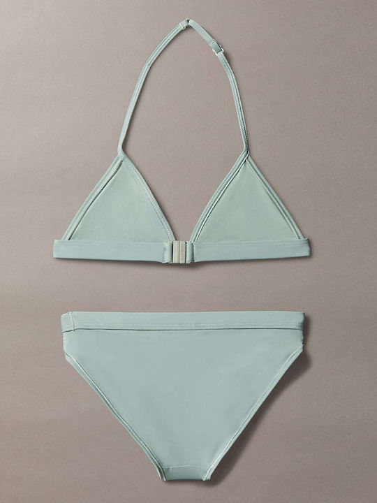 Calvin Klein Kinder Badebekleidung Bikini Grau Calvin Klein Kinder Badebekleidung Bikini Grau