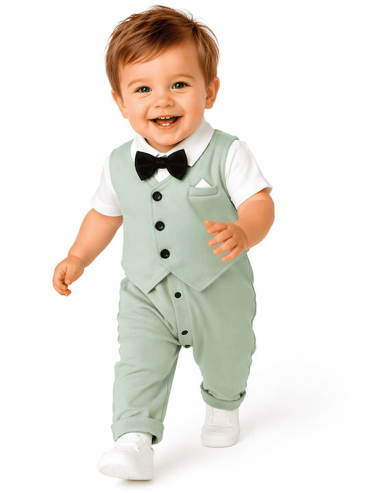 TakTakBaby Onesie Pistachio