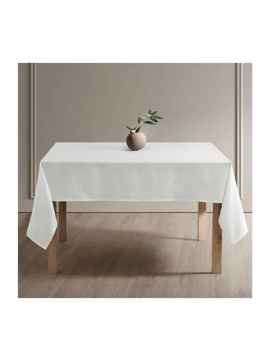 Kotonia Home Τραπεζομάντηλο Βαμβακερό White 110x150εκ.