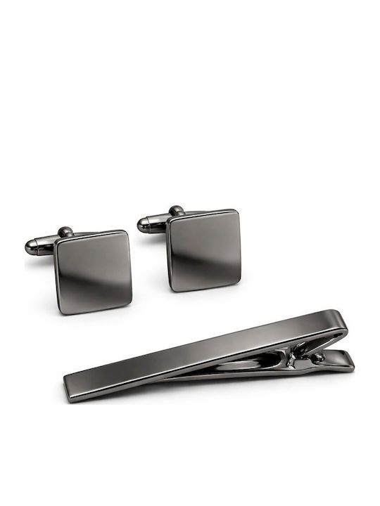 Legend Accessories Μανικετόκουμπα από Ατσάλι σε Ασημί Χρώμα Legend Accessories Μανικετόκουμπα από Ατσάλι σε Ασημί Χρώμα