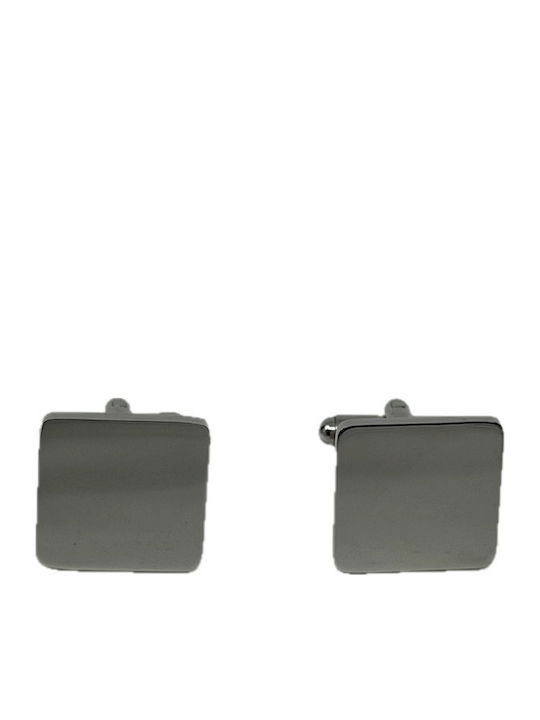Legend Accessories Cufflinks Made of Steel in Silver Colour