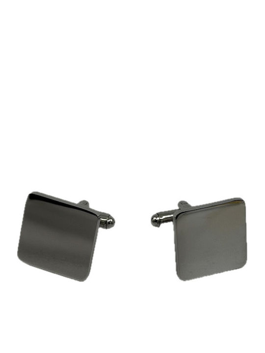 Legend Accessories Cufflinks Made of Steel in Silver Colour