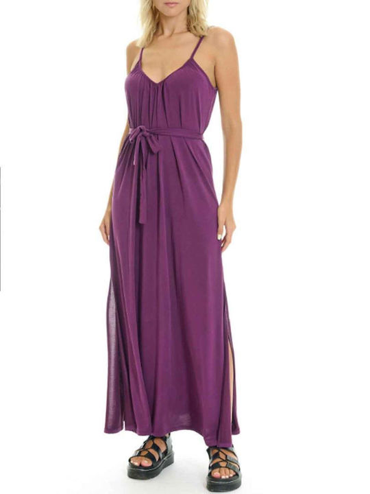 Summer Midi Dress Grape Juice