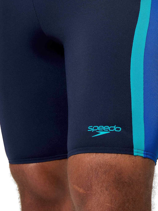 Speedo Men's Racing Jammer Swimsuit Blue