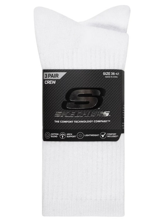 Skechers Terry Спортни Чорапи Бели 3 Чифта