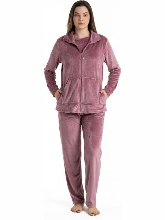 Relax Lingerie Χειμερινό Γυναικείο Σετ Πιτζάμας Σάπιο Μήλο Relax Lingerie Χειμερινό Γυναικείο Σετ Πιτζάμας Σάπιο Μήλο