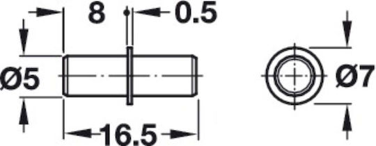 Galvanized Shelf Bracket in Silver Colour 20 Pieces