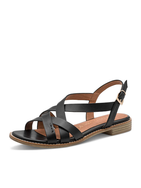 Leather Sandals Black