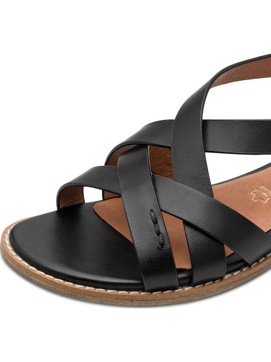 Leather Sandals Black