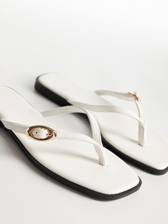 Women's Flat Sandals White K26-301-5292-White