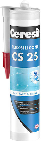 Silicon Sanitar Cremă Ceresit Cs 25