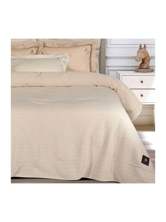 Greenwich Polo Club 4456 Κουβέρτα Πικέ Υπέρδιπλη 220x240εκ. Ecru