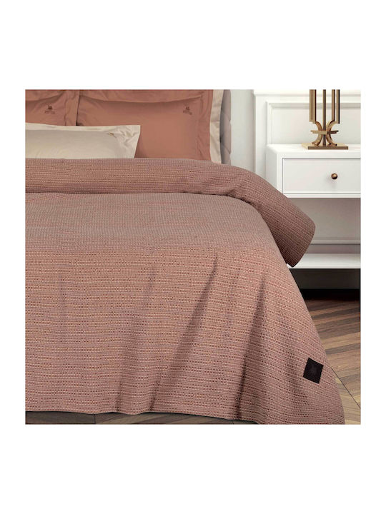 Greenwich Polo Club 4459 Pique Blanket Single 160x240cm Salmon