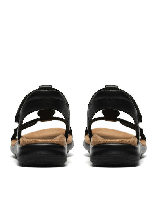 Leather Women's Sandals Black