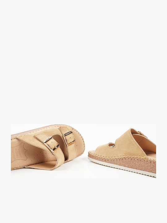 Leather Women's Anatomic Beige Sandals
