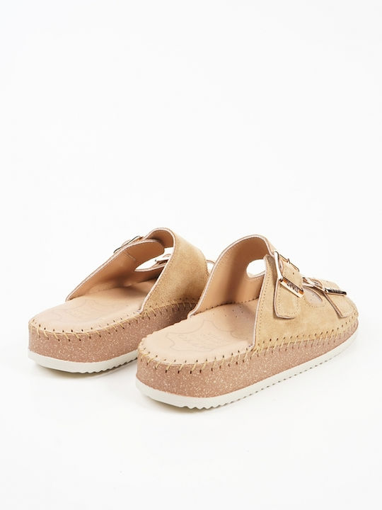 Leather Women's Anatomic Beige Sandals