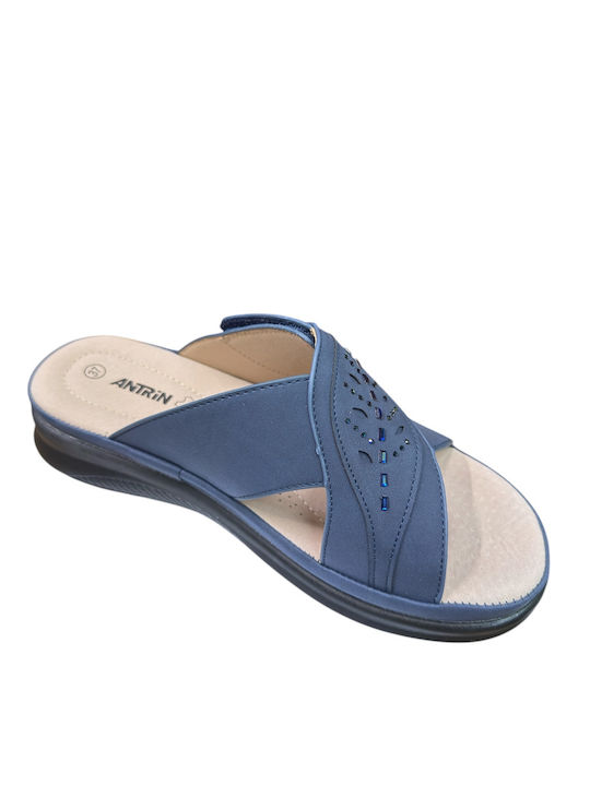 Sandale Casual Damă Anatomici Albastru Deschis