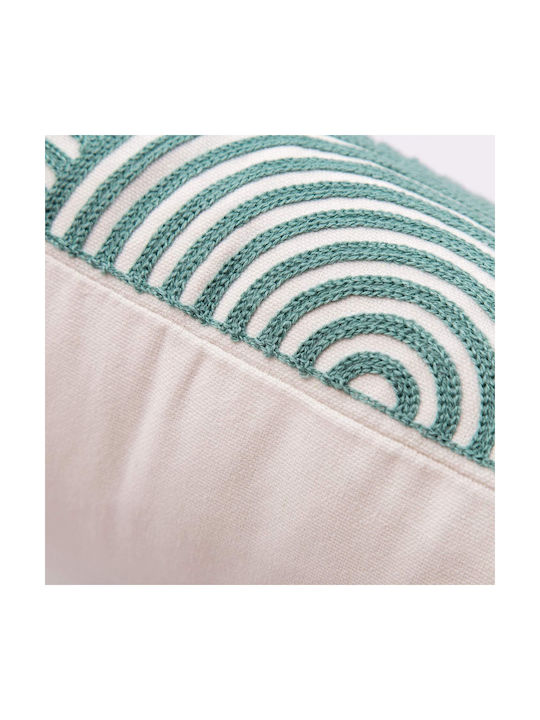 FRIPIA Decorative Pillow Case Turquoise 45x45cm