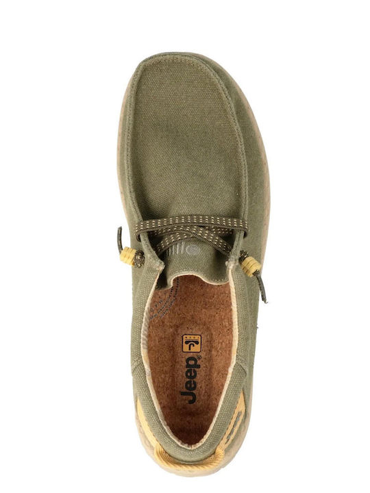 Ανδρικά Loafers σε Πράσινο Χρώμα