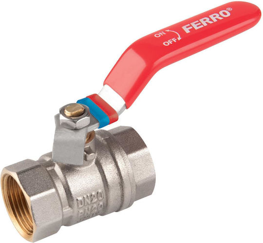 Spherical Valve Handle Ferro 3/4'' M